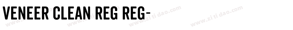 Veneer Clean Reg Reg字体转换